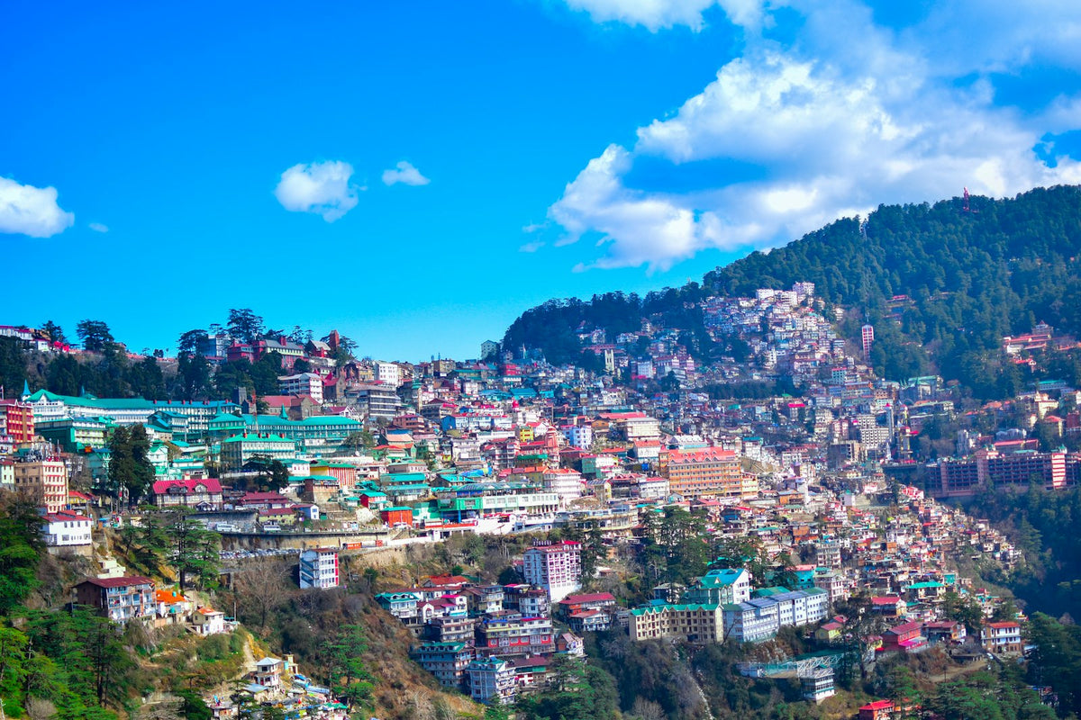 Shimla in the mountains, Himachal Pradesh
