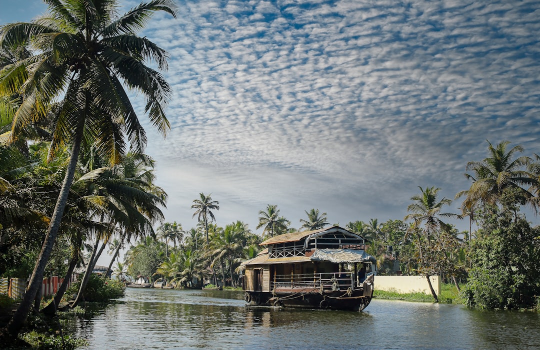 Houseboat on the backwaters of Kerala