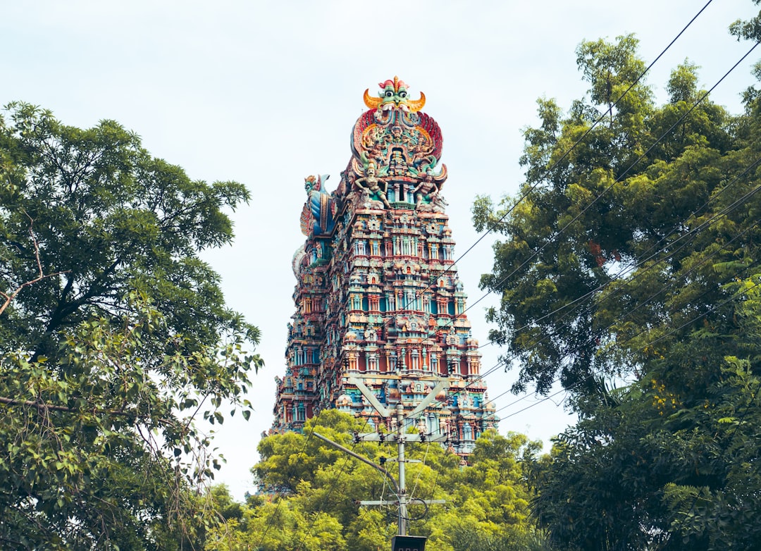 Meenakshi Temple gopuram, Madurai, Tamil Nadu