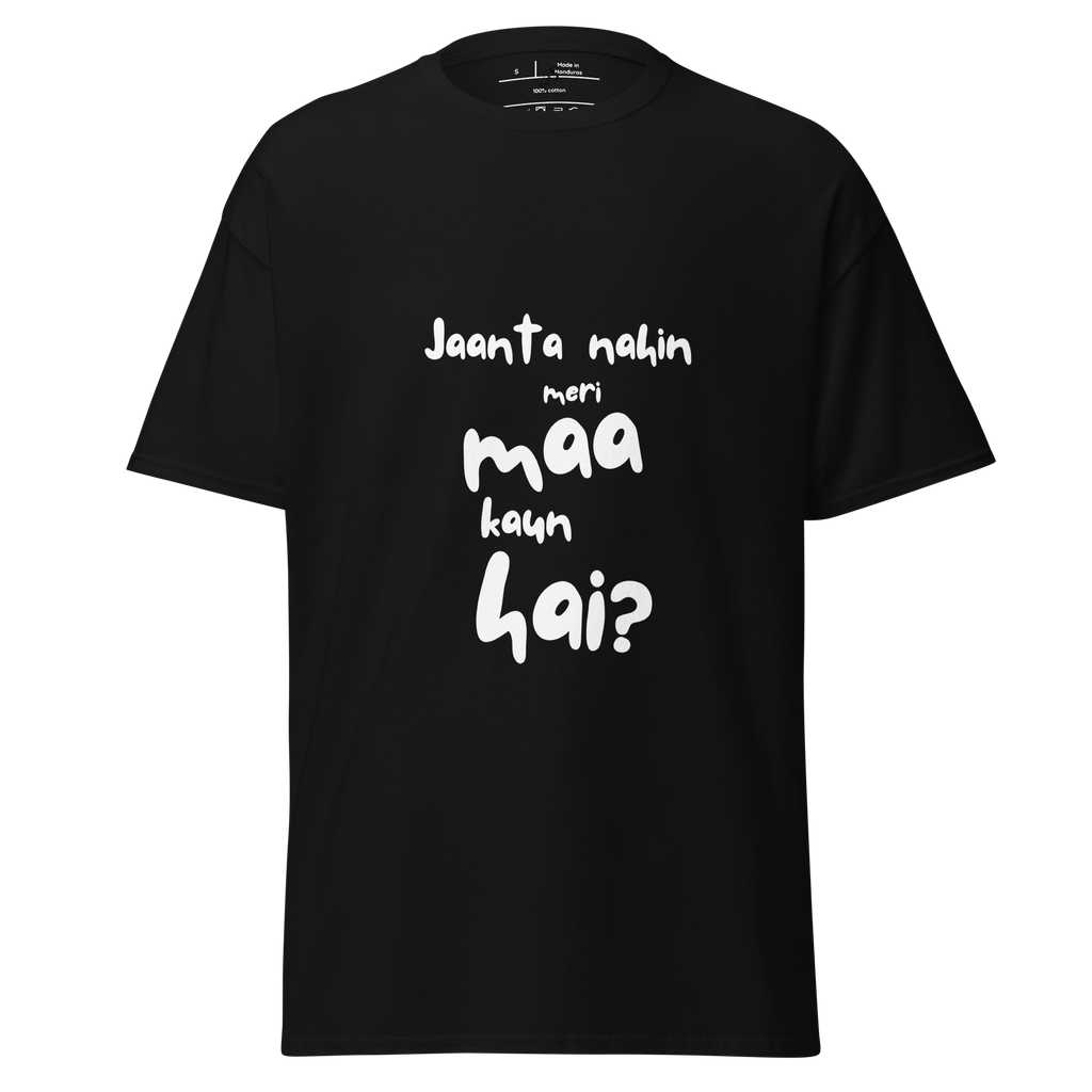 Jaanta Nahin Meri Maa Kaun Hai Men's Softstyle Tee
