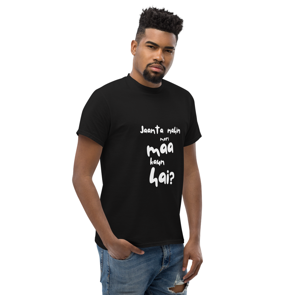 Jaanta Nahin Meri Maa Kaun Hai Men's Softstyle Tee